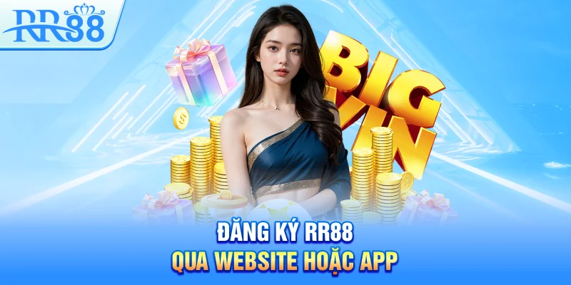 Đăng ký RR88 qua website hoặc app